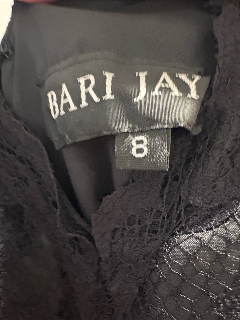 Bari Jay black dresse